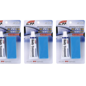 ৩ পিস Mc.PP Scratch Clear Kit (MC-308) – Car & Bike Scratch Remover